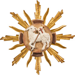 Agnus Dei con aureola